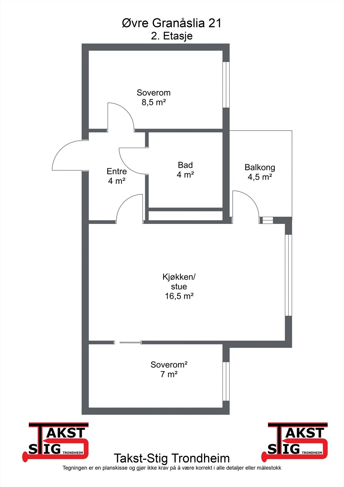 Planskisse. Galleribilde