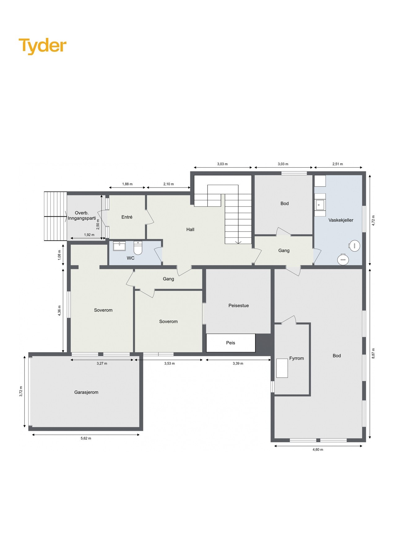 Bamseveien 26 - Underetasje. Galleribilde