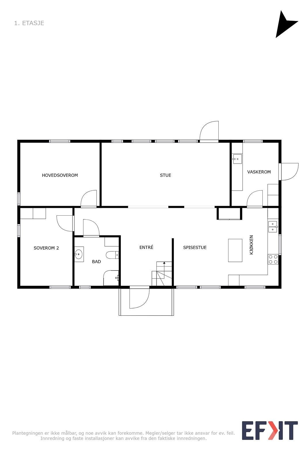 Plantegning Fyrhusvegen 26! Galleribilde