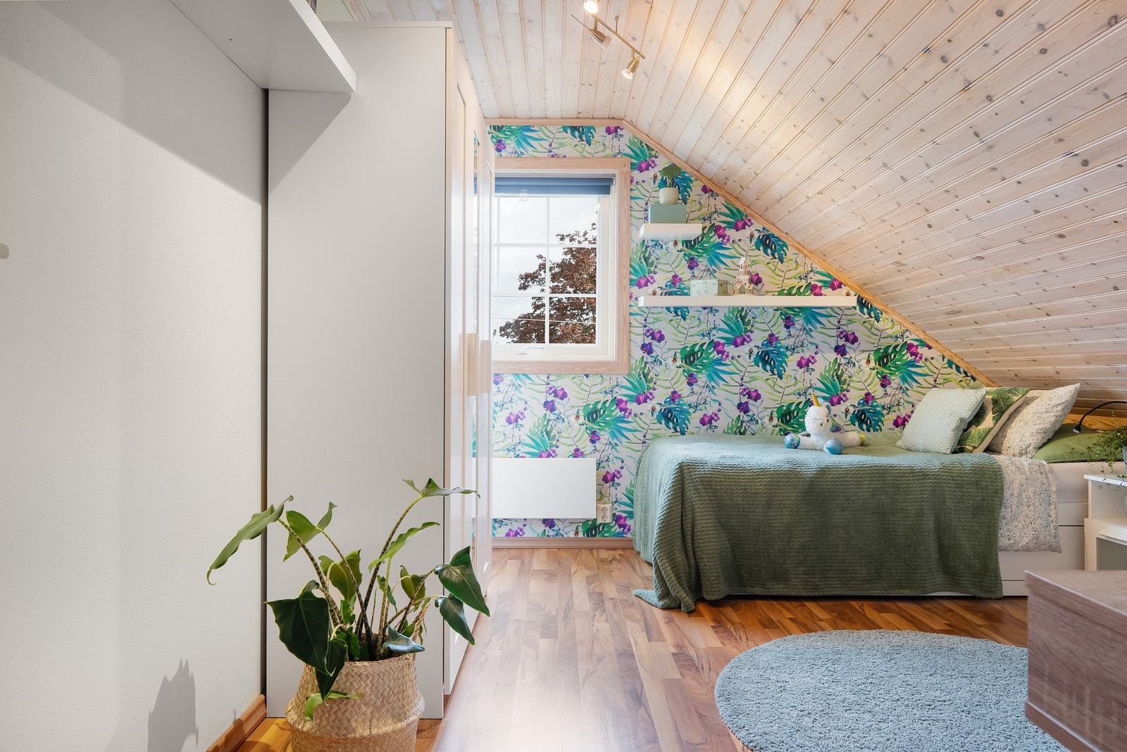 Et av to soverom i andre etasje. Galleribilde