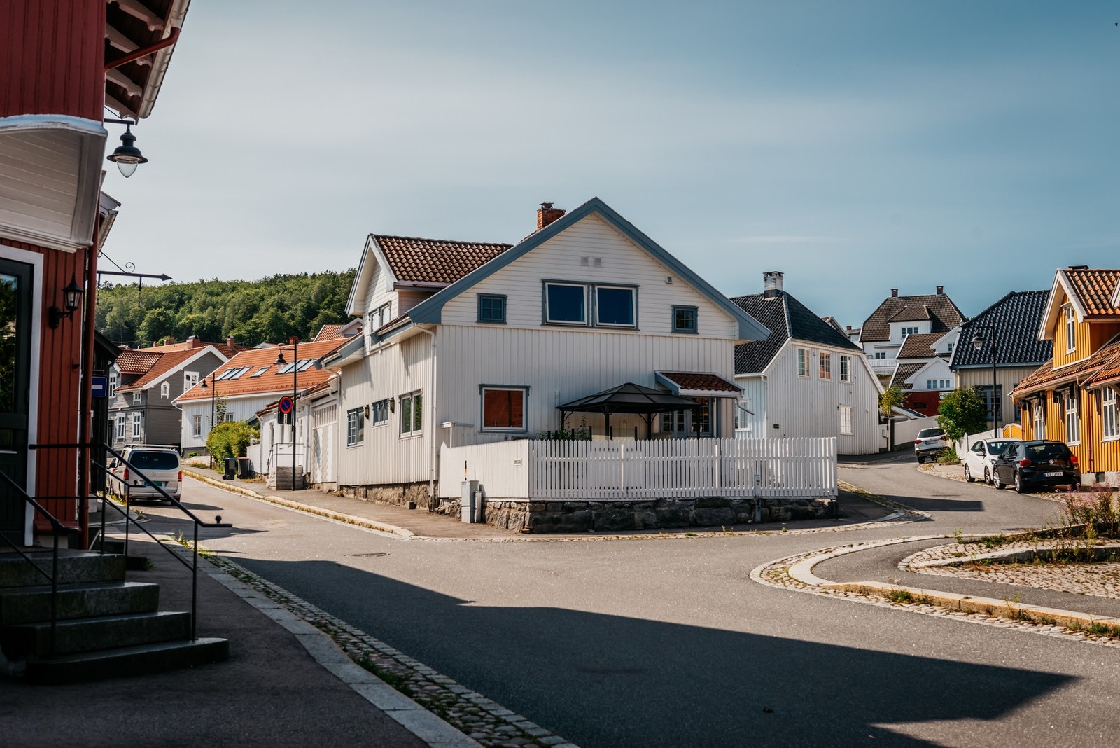 Langestrand er et flott bevart boligområde. Galleribilde