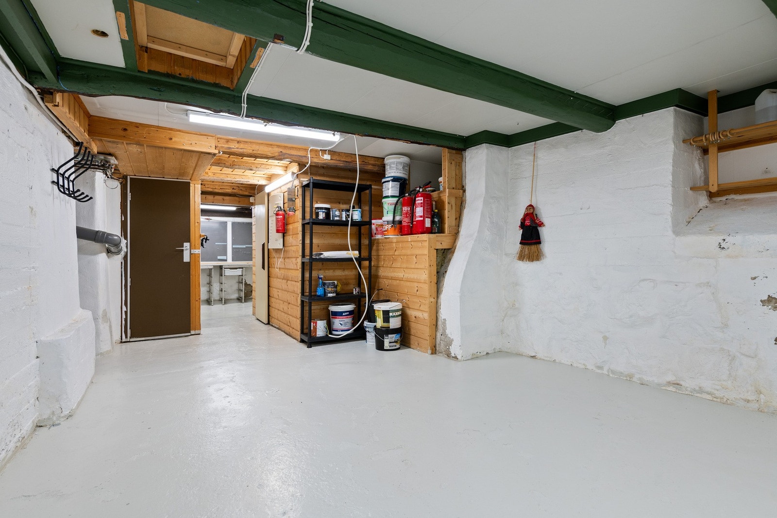 Kjelleren kan fint brukes til oppbevaring etc. Galleribilde