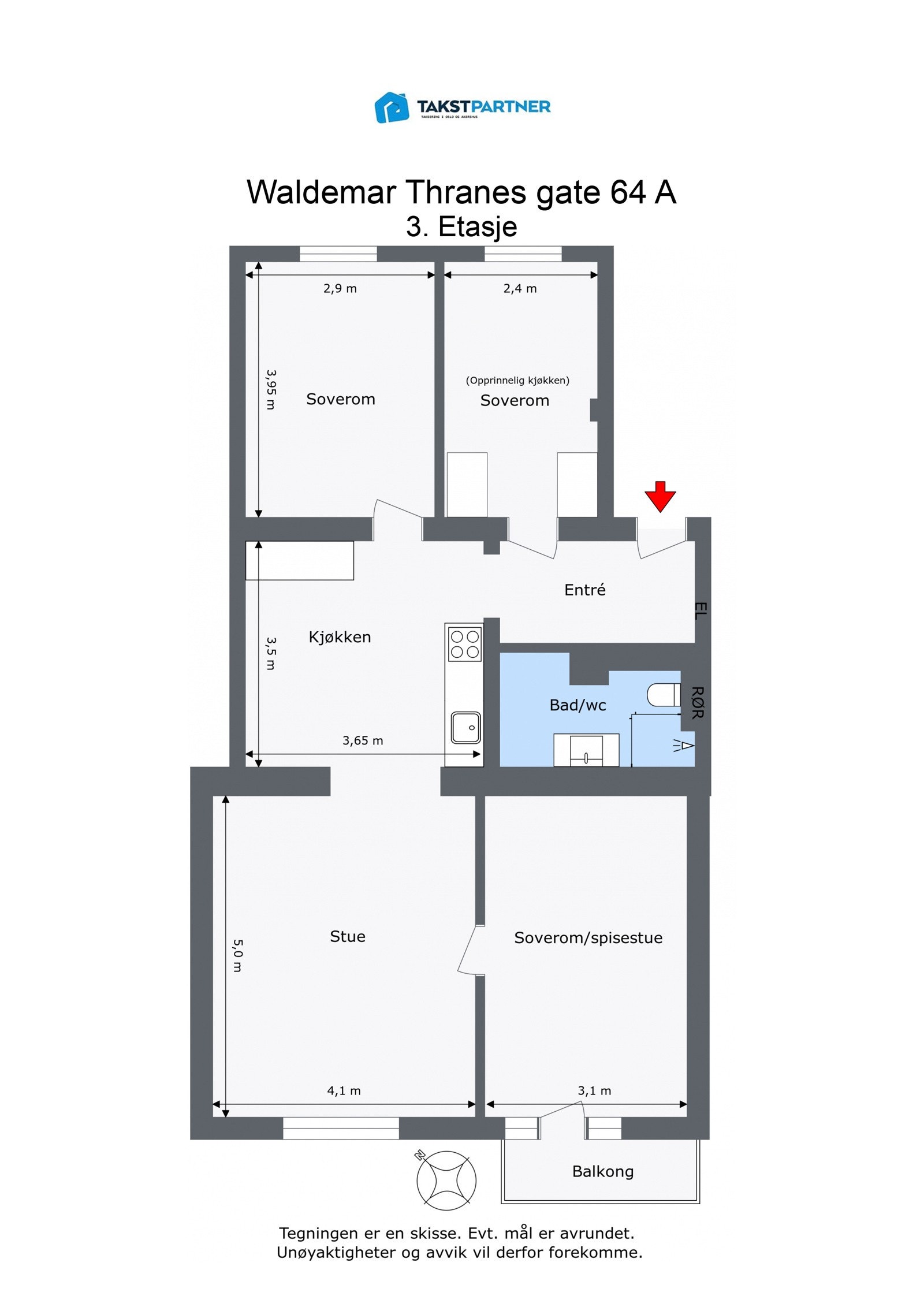 Plantegning Galleribilde