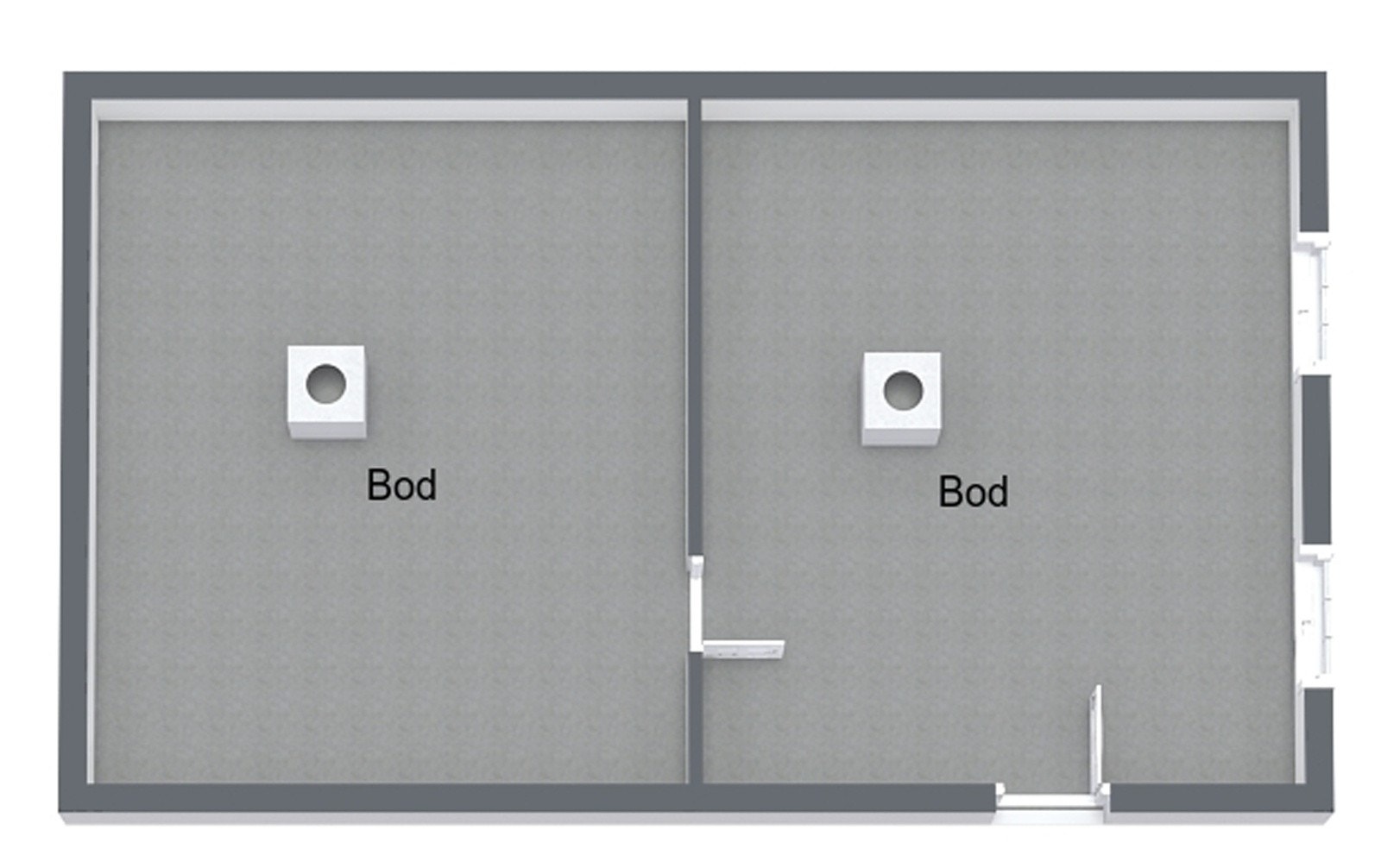 Plantegning kjeller Galleribilde