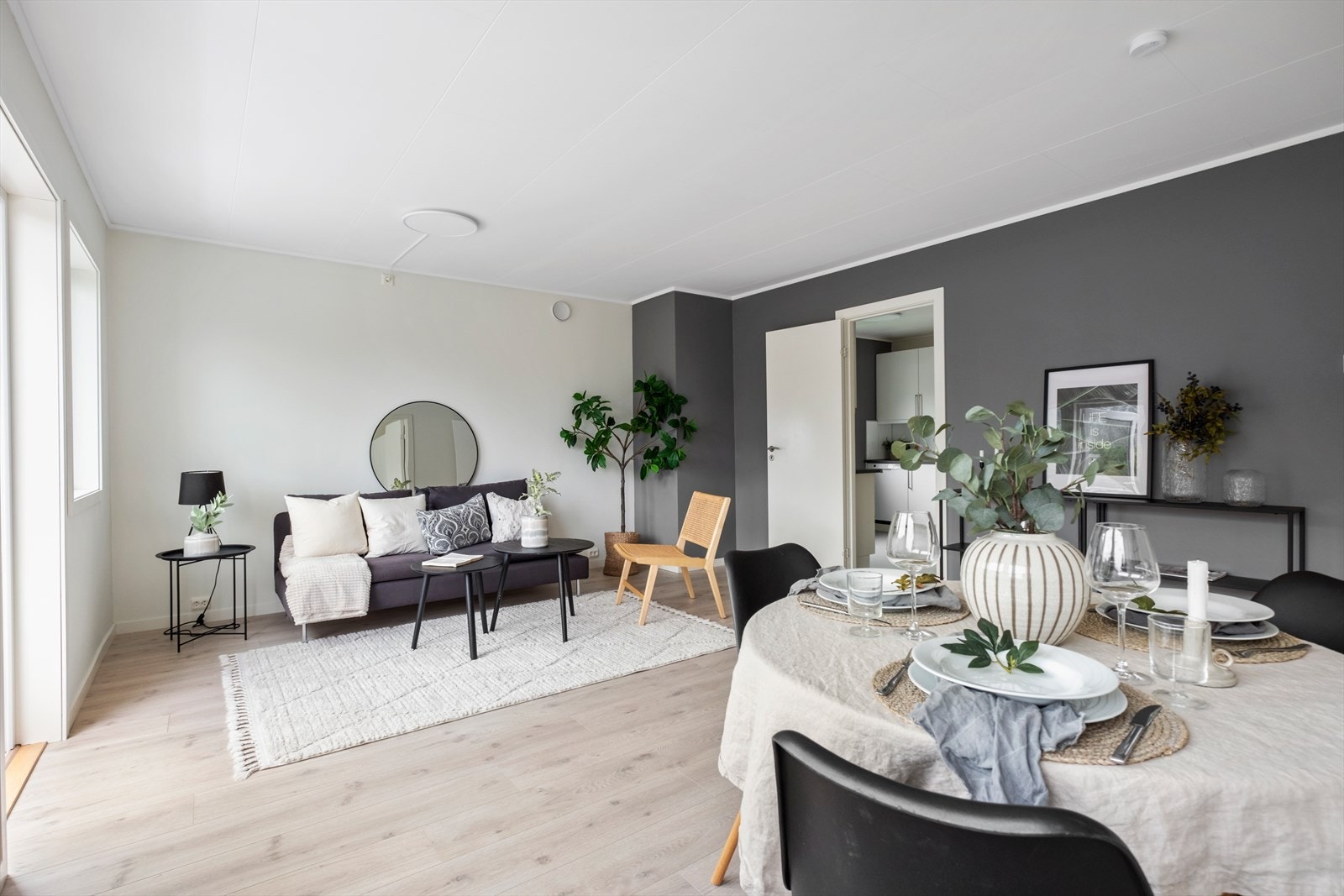 Romslig stue Galleribilde