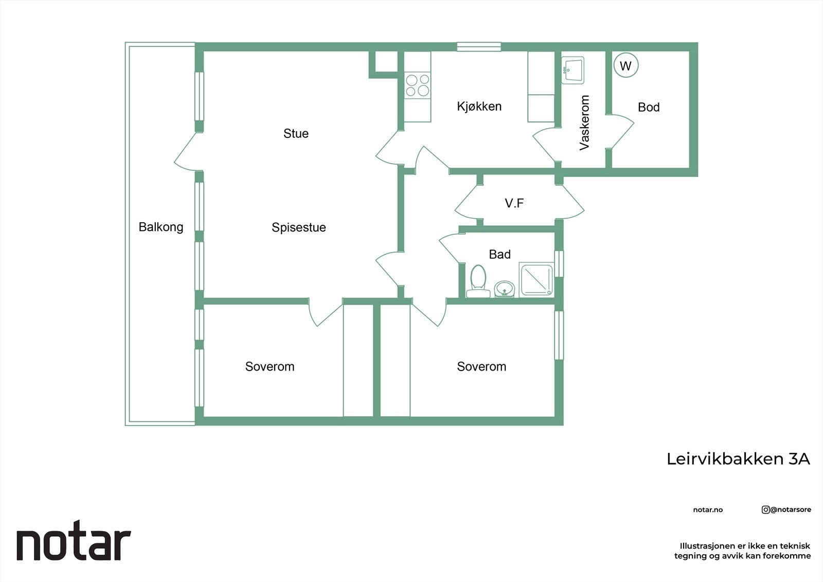 Leirvikbakken 3A Galleribilde