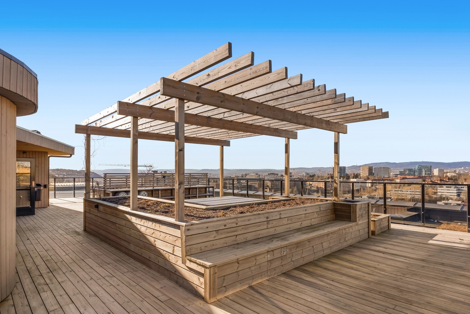 Felles takterrasser. Galleribilde