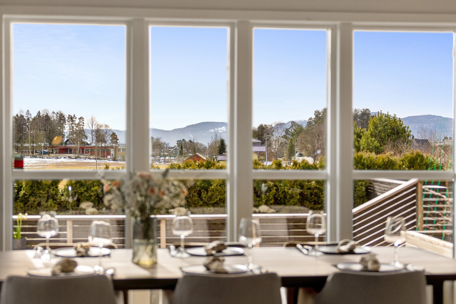 I tillegg har man en utrolig hyggelig utsikt. Galleribilde