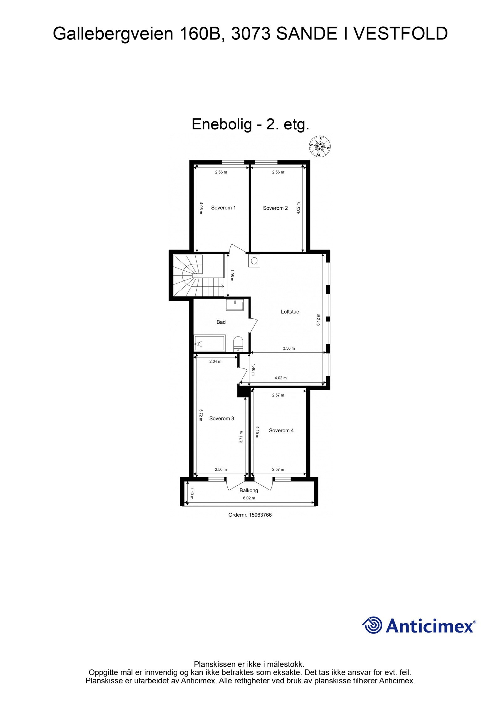 Plantegning 2. etasje. Galleribilde