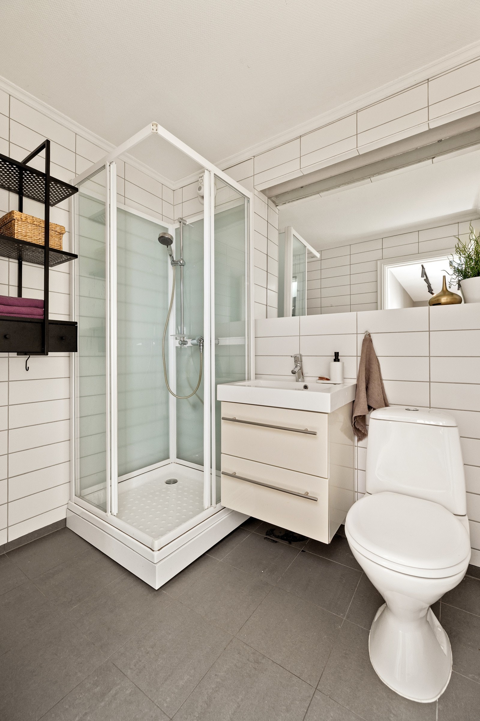 Eldre baderom modernisert med egeninnsats i 2014. Galleribilde