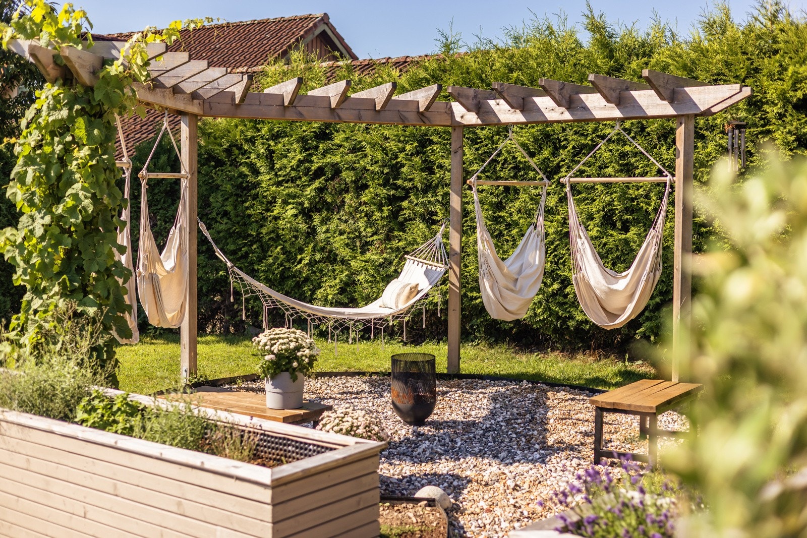 Fantastiske uteområder med flere brukssoner Galleribilde