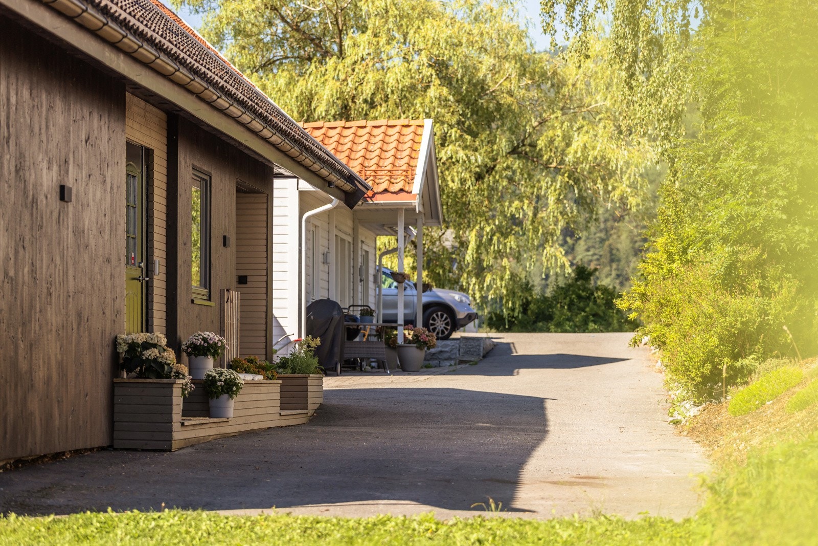 Svært hyggelig og innbydende adkomst til boligen. Galleribilde