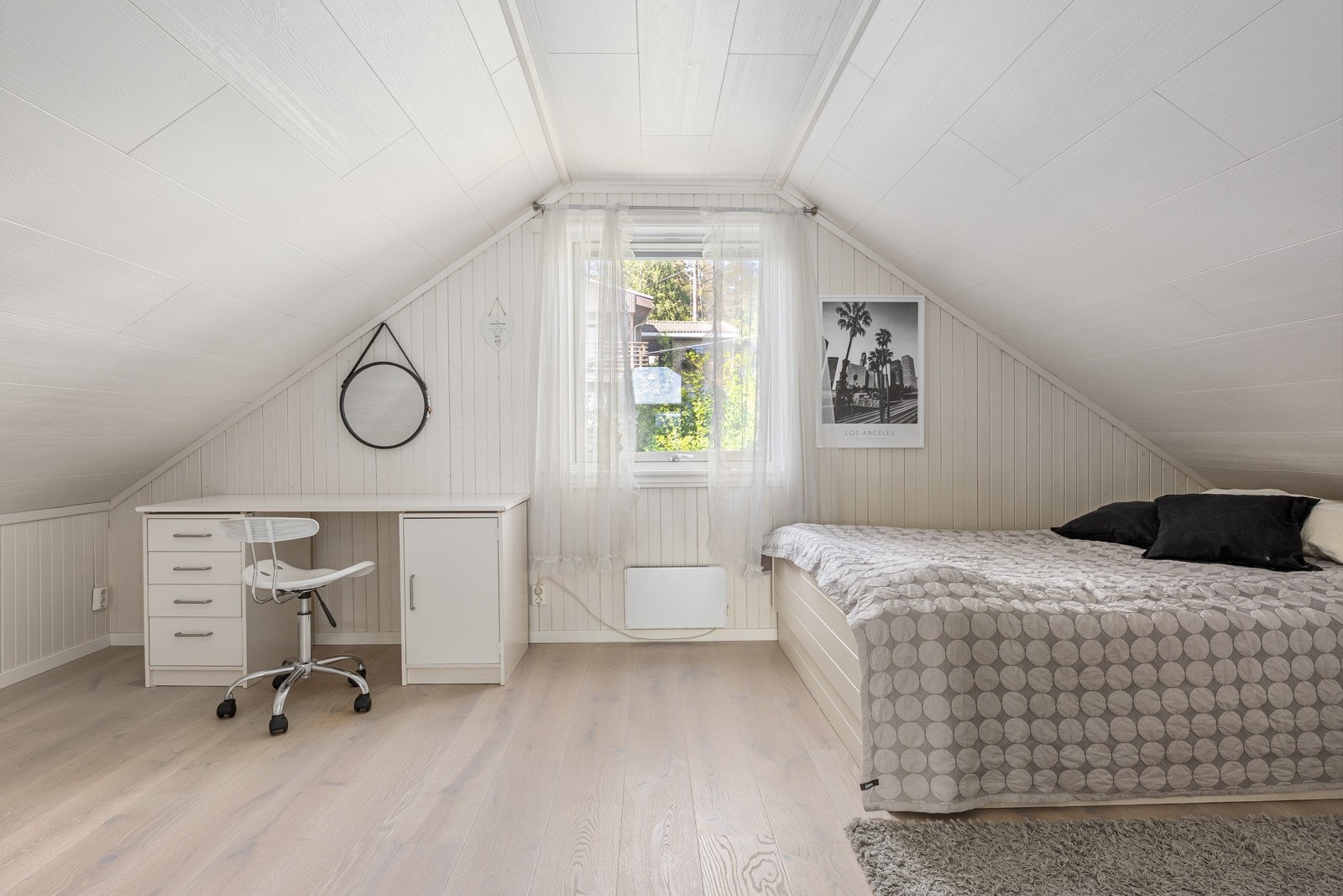 Etasjen har stor fleksibilitet og kan enkelt tilpasses til to soverom om ønskelig. Galleribilde