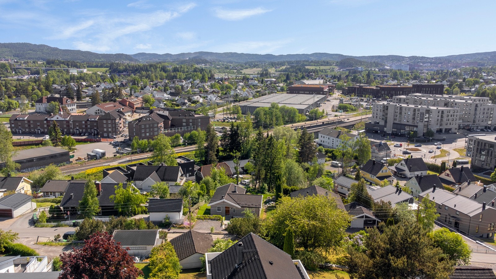 Utsikt over området Galleribilde