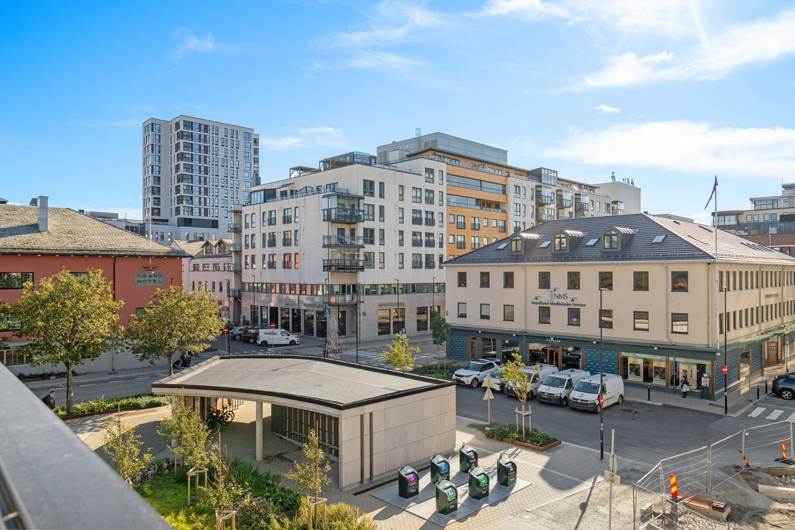 Her bor du med gangavstand til absolutt alt en måtte trenge. Galleribilde