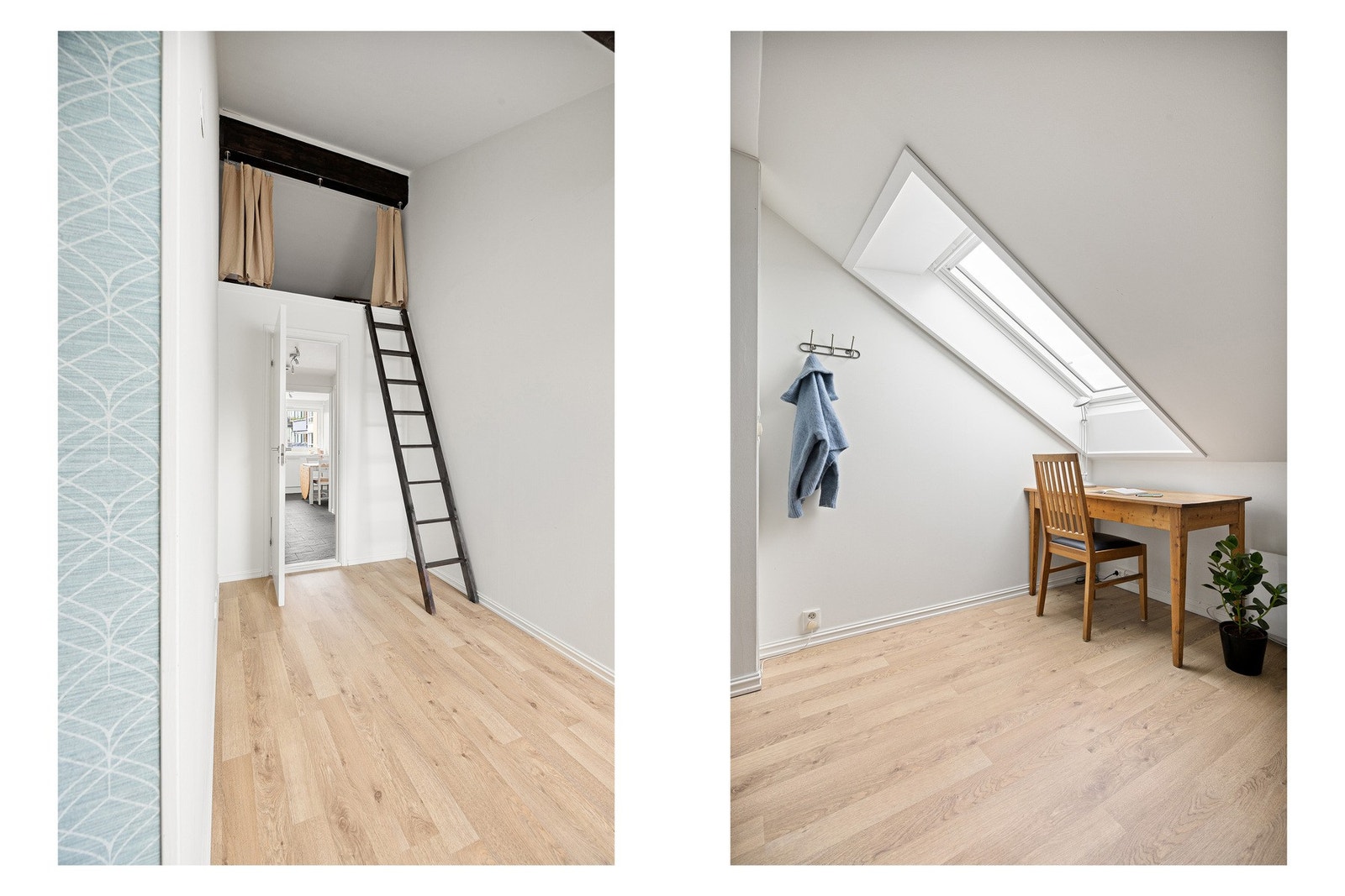 Gulvarealet i leiligheten er på hele 80 m². Galleribilde