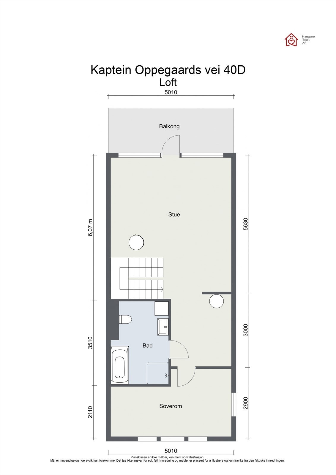 Kaptein Oppegaards vei 40D - Loft Galleribilde