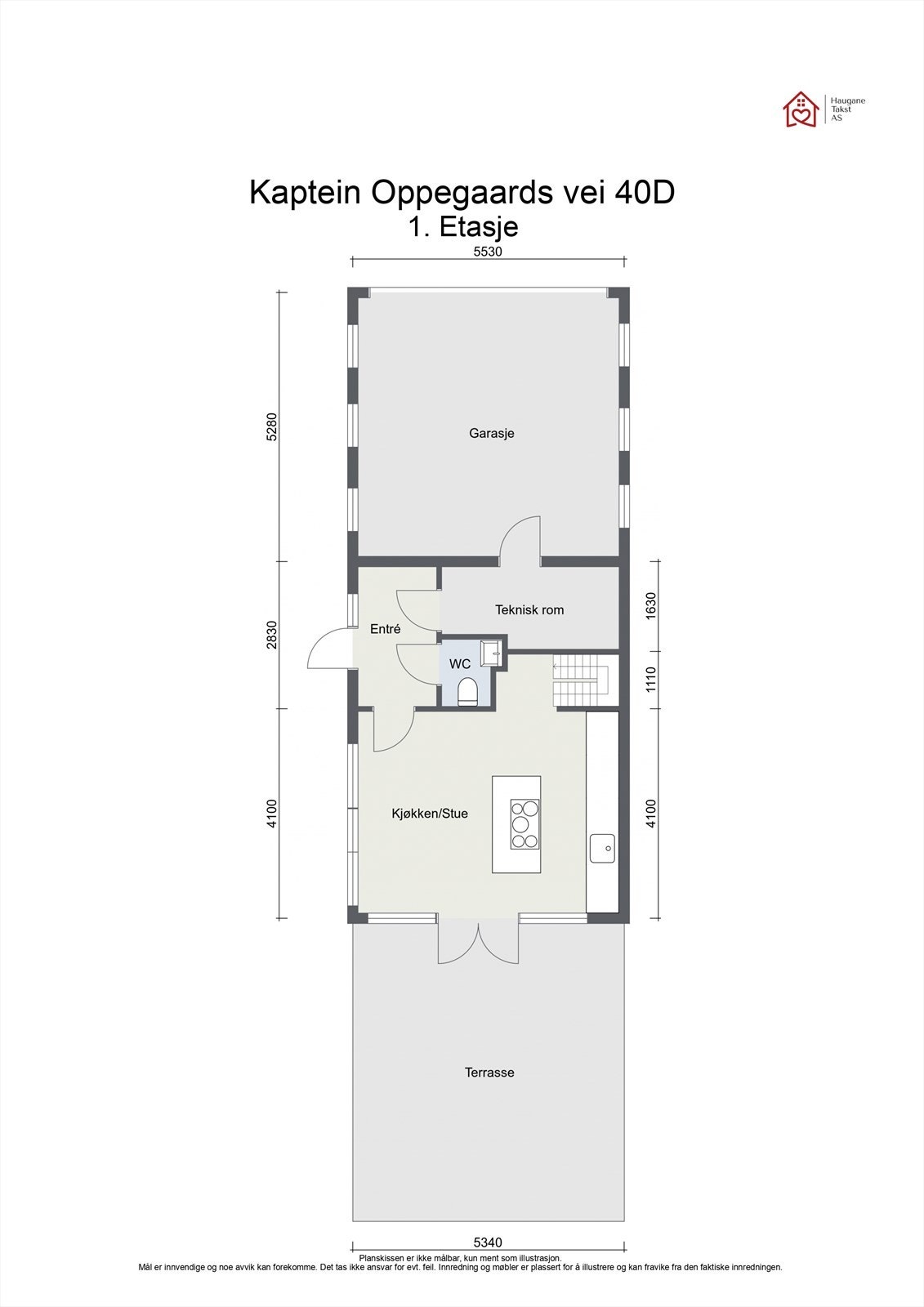 Kaptein Oppegaards vei 40D - 1. Etasje Galleribilde