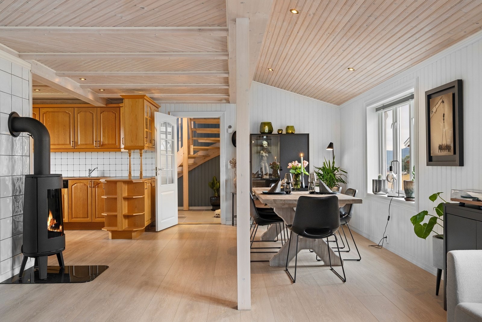 Peis som fyller stuen med lunhet og sjarm. Galleribilde