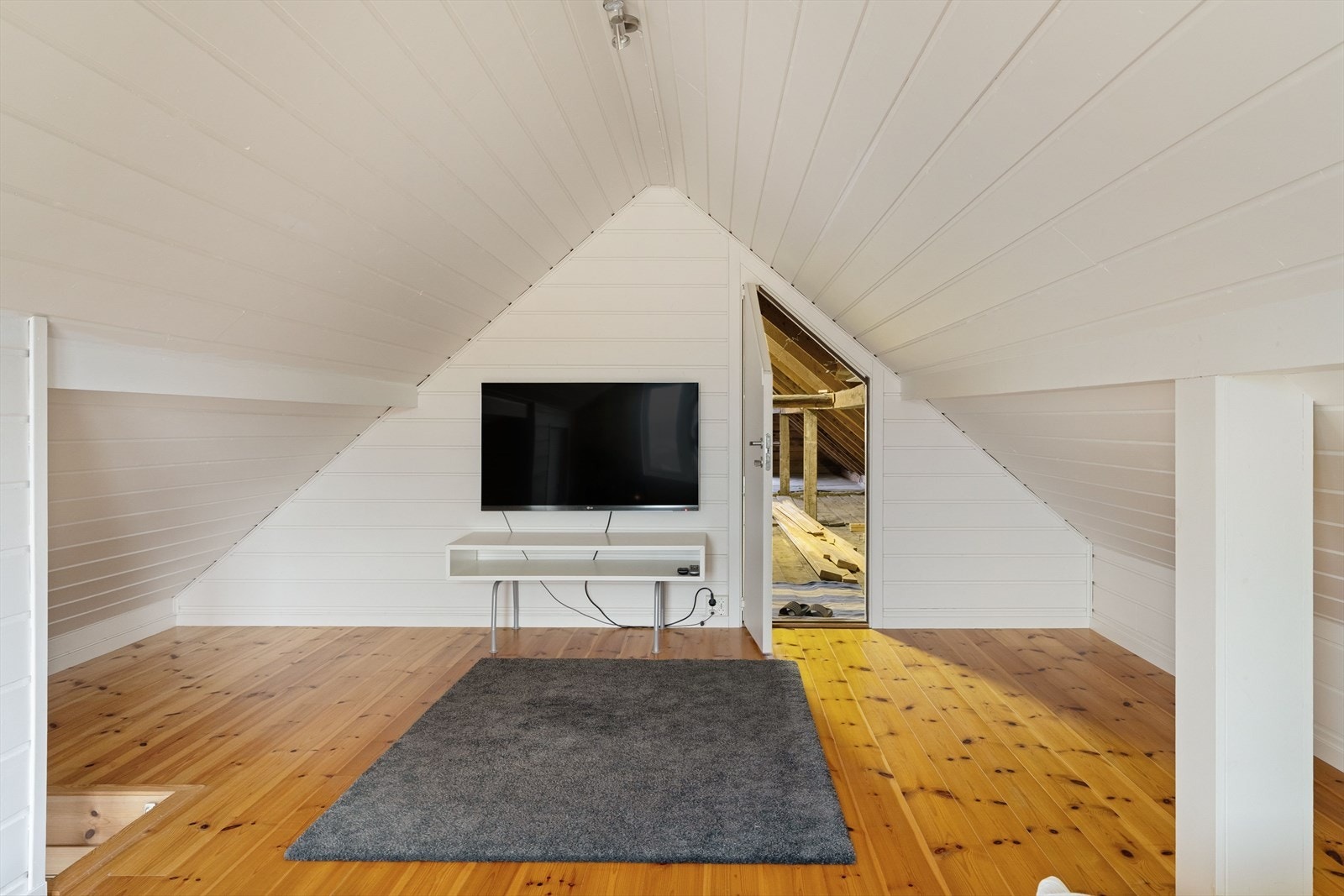 Det er også lagt til rette for at man kan ha tv stue. Galleribilde