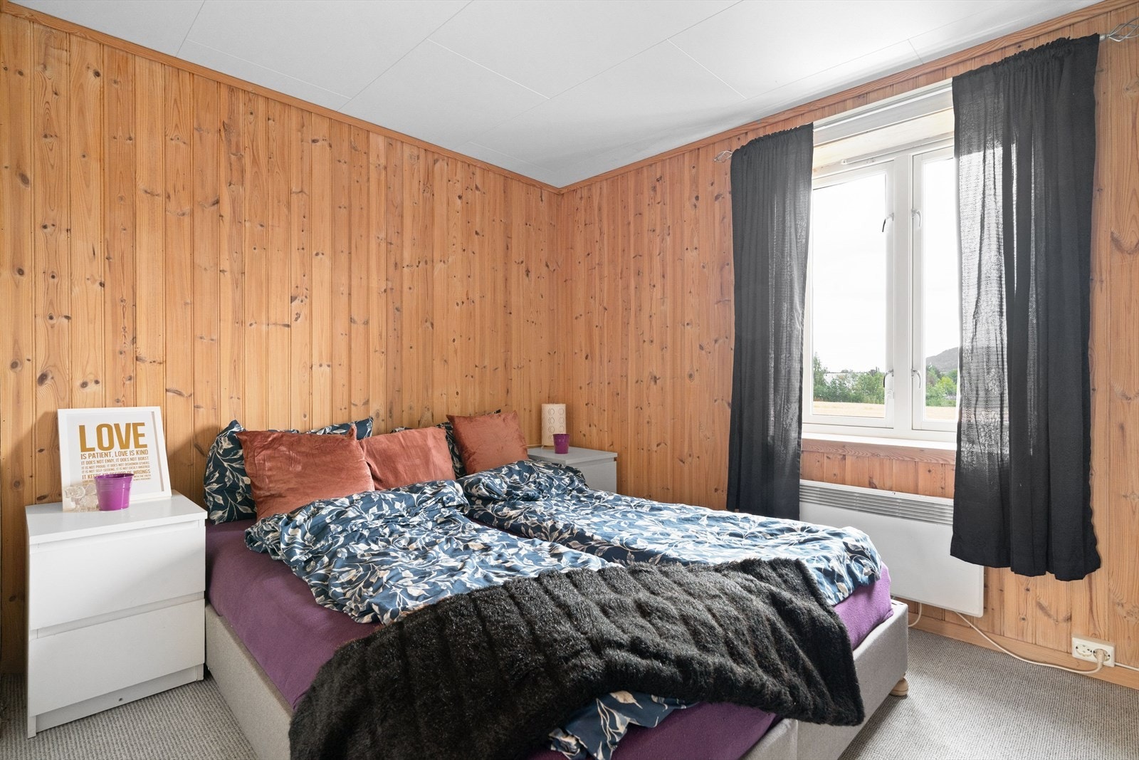 Utleiedelens andre soverom er på 11 kvm. Galleribilde