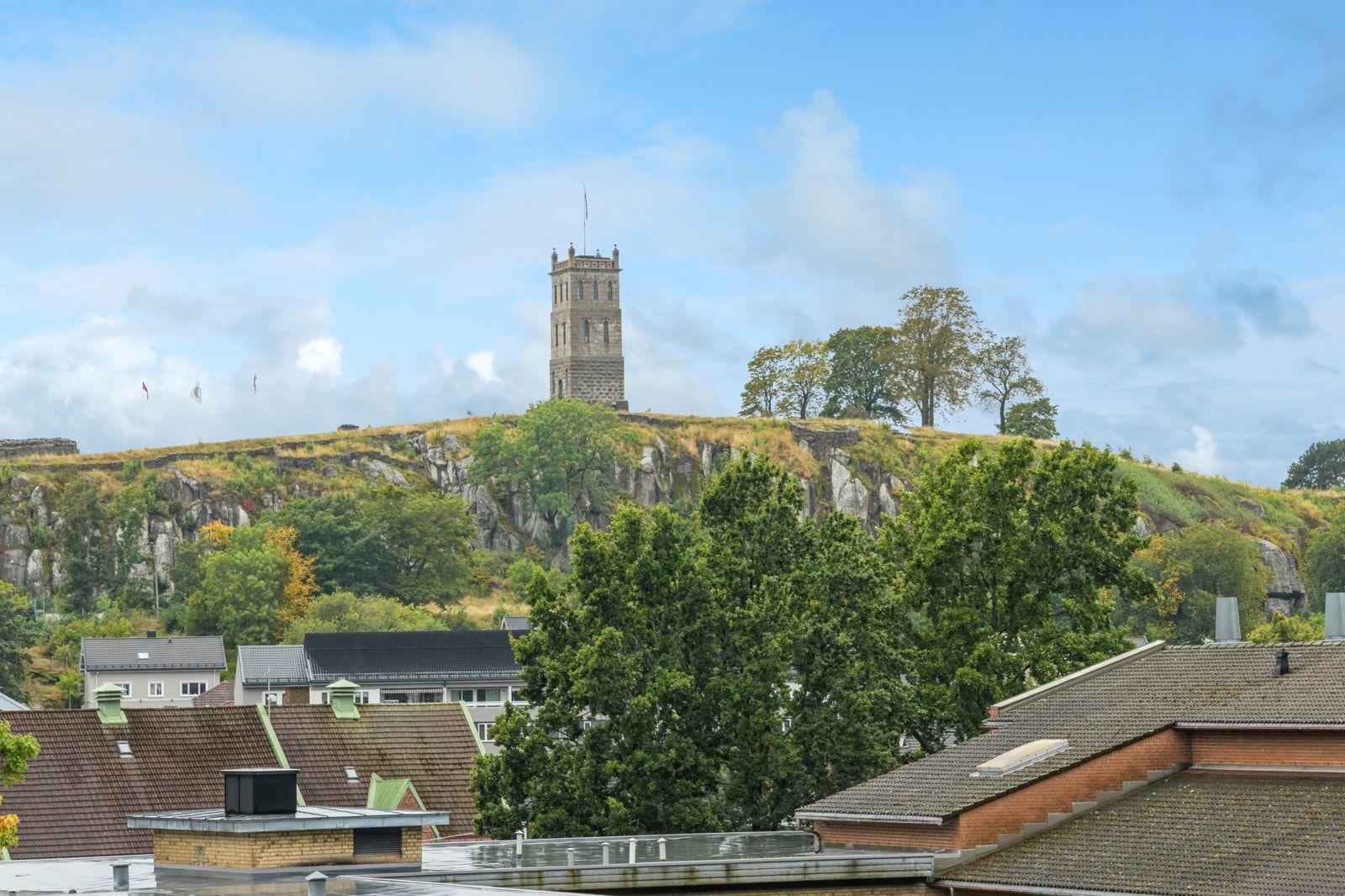 Utsikt fra balkong Galleribilde