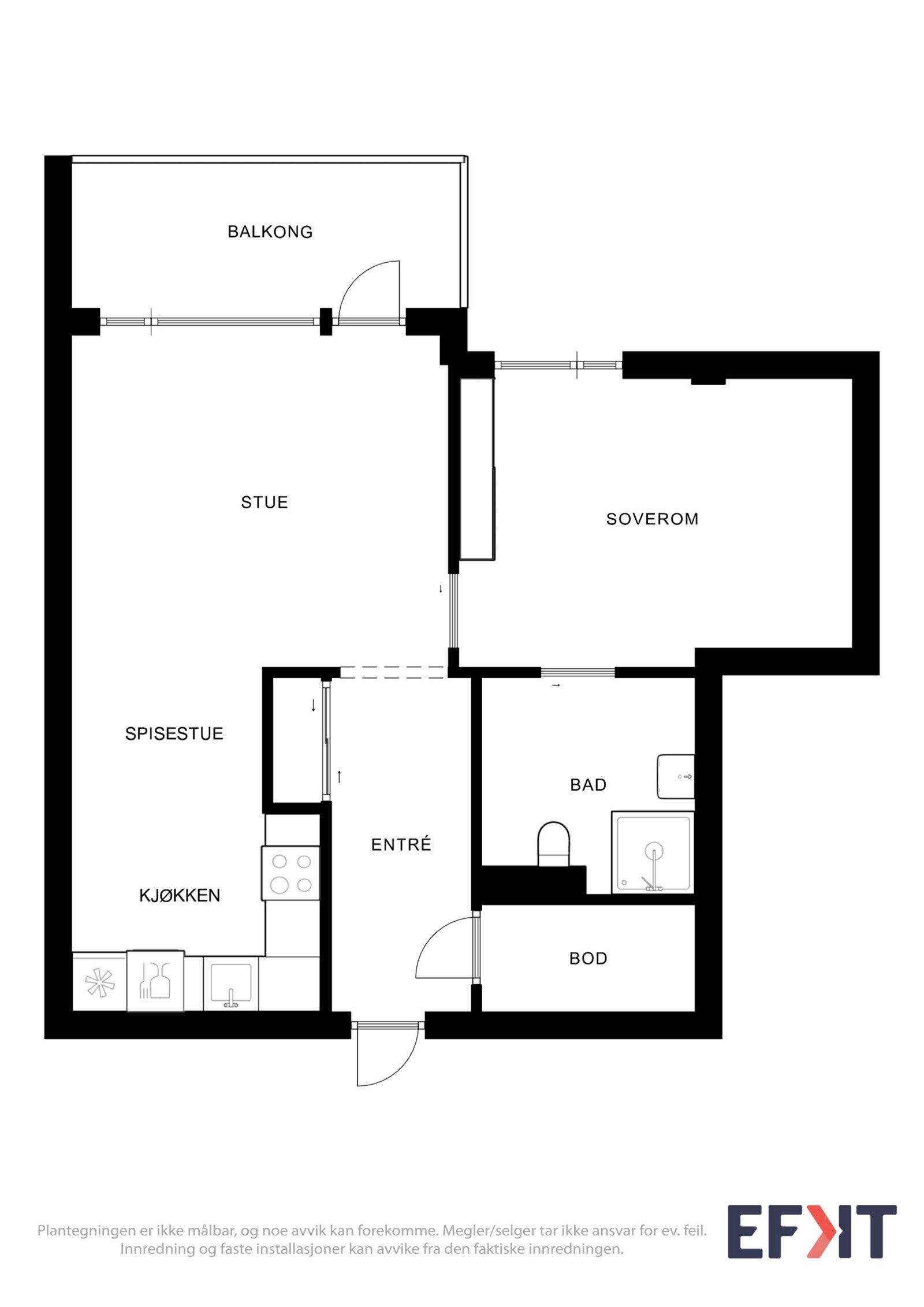 Plantegning Galleribilde