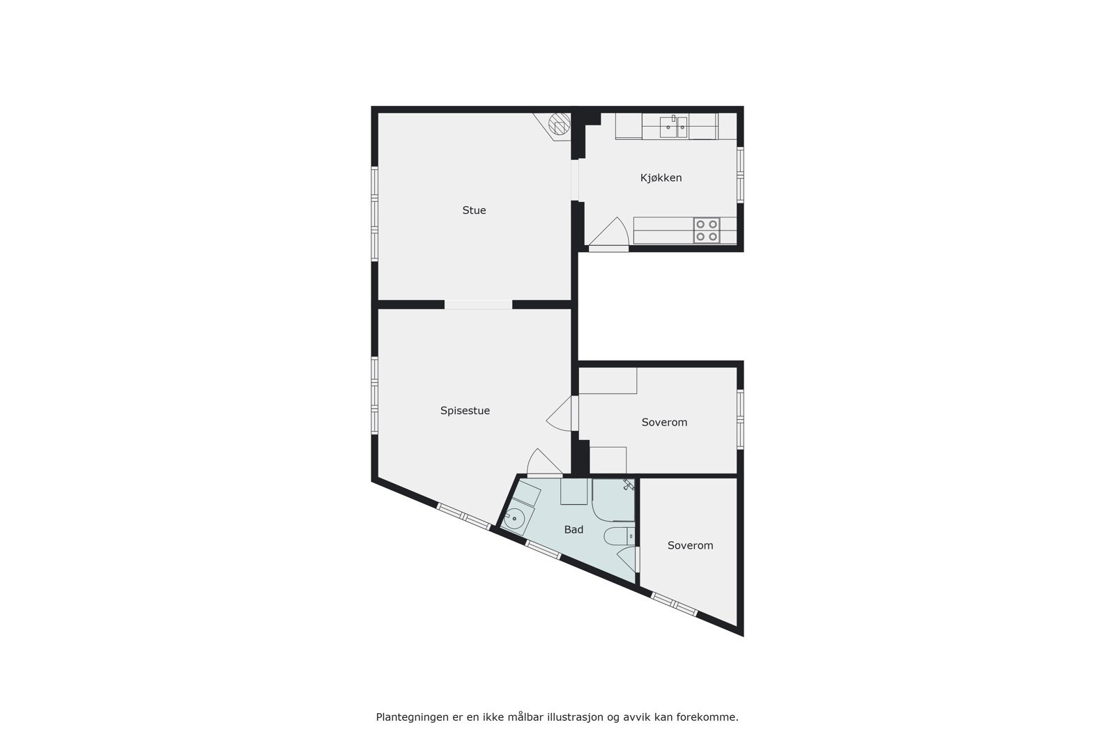 Plantegning Galleribilde