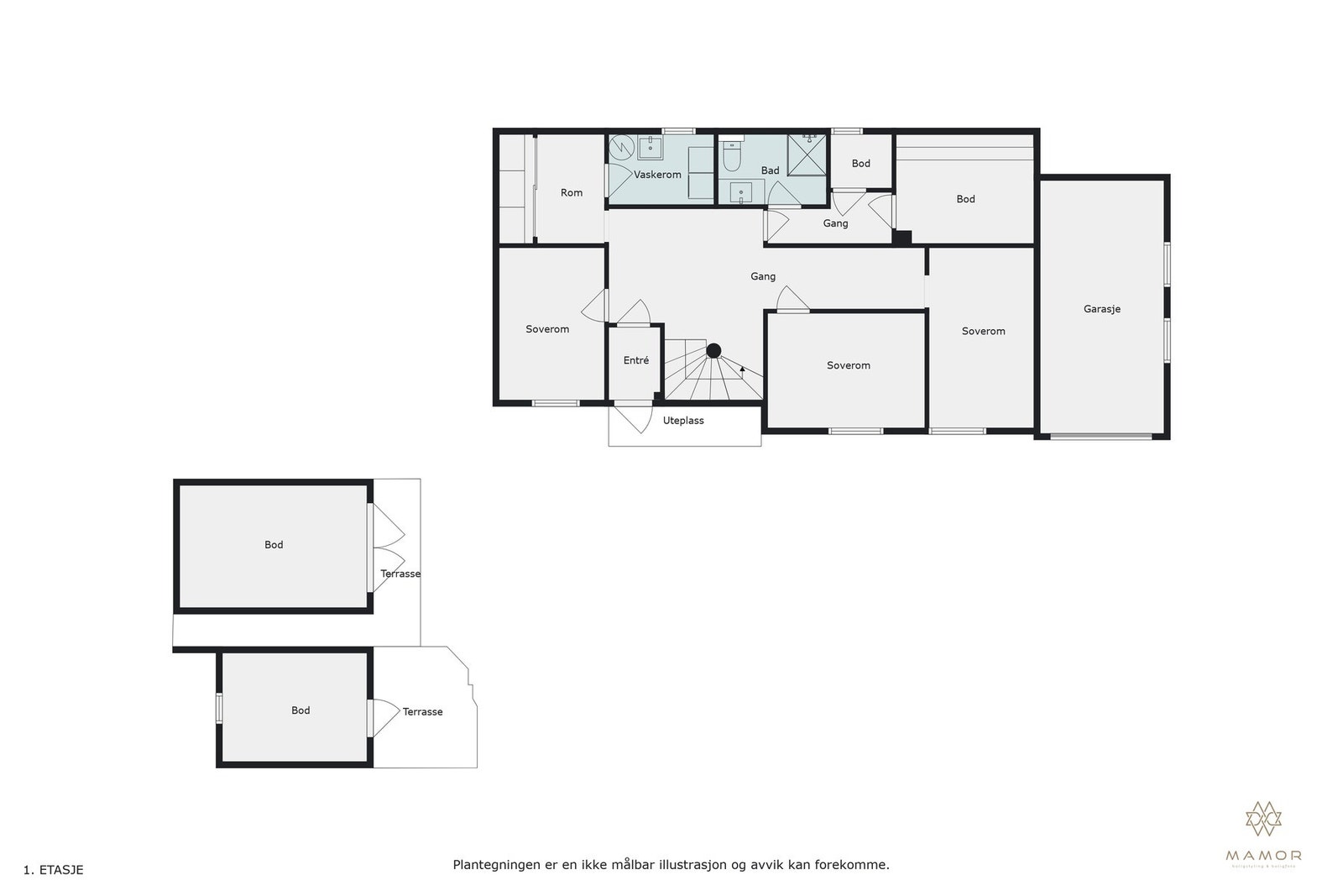 Plantegning. Galleribilde