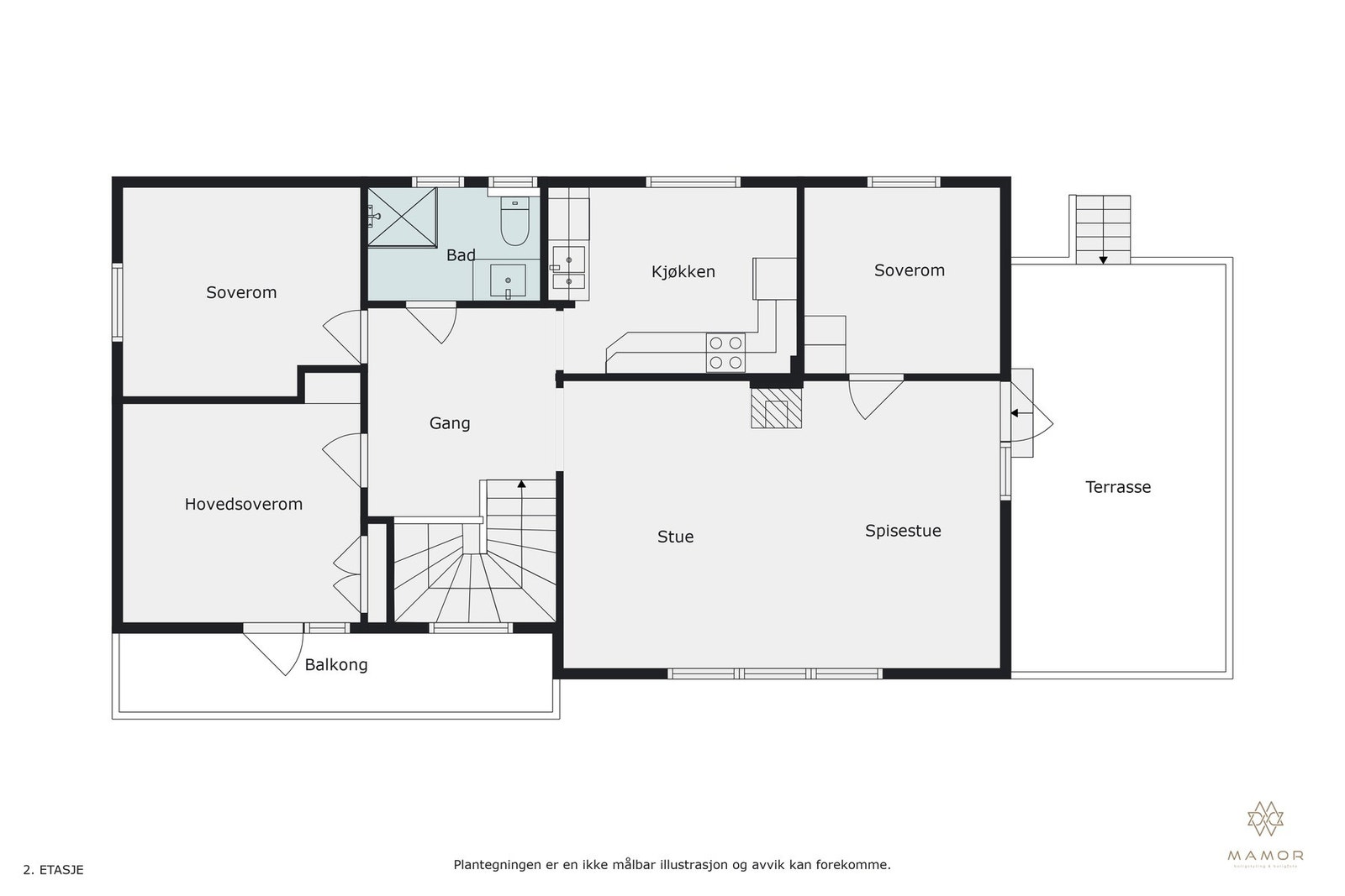 Plantegning. Galleribilde