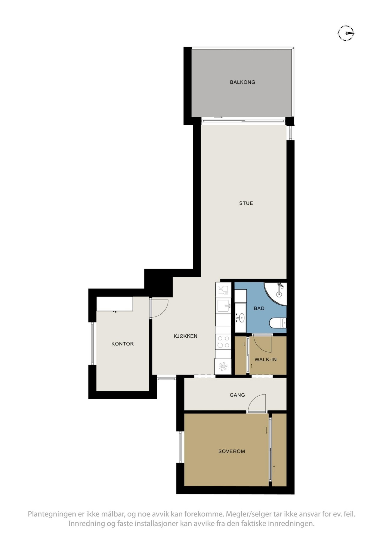 Planskisse Galleribilde