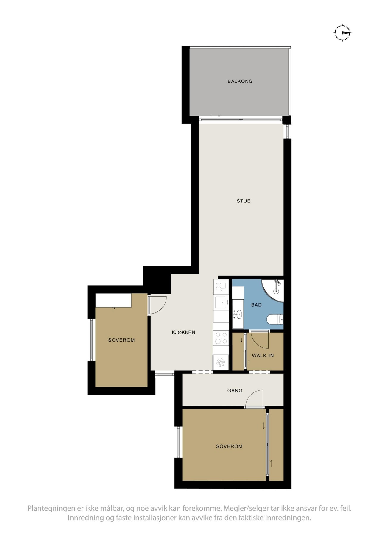 Planskisse Galleribilde