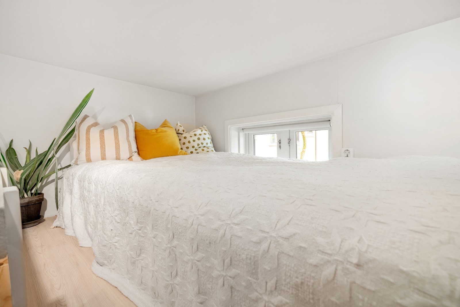 Det er etablert en praktisk hems på begge som byr på flere bruksmuligheter Galleribilde