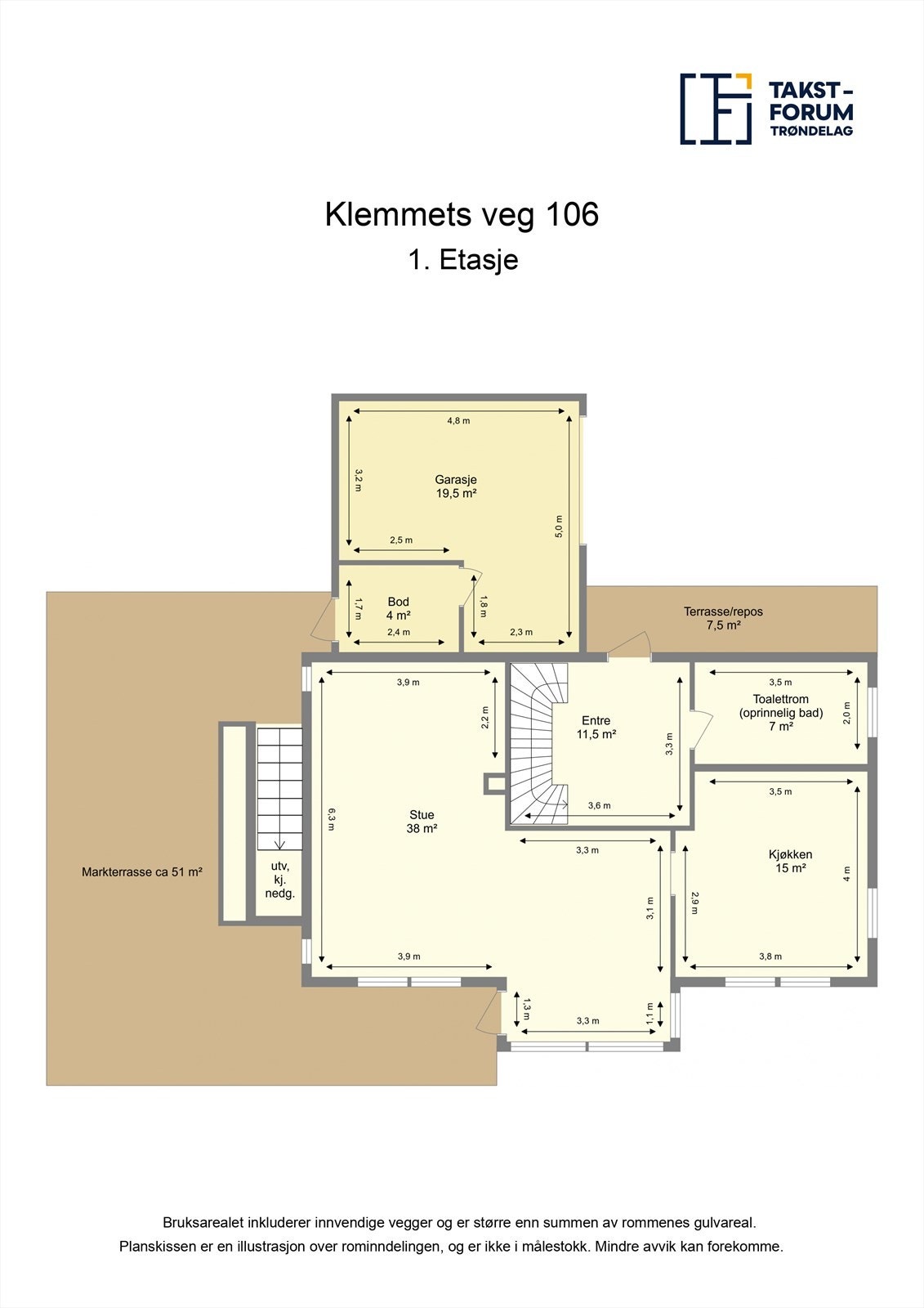 Klemmets veg 106 1.etg Galleribilde