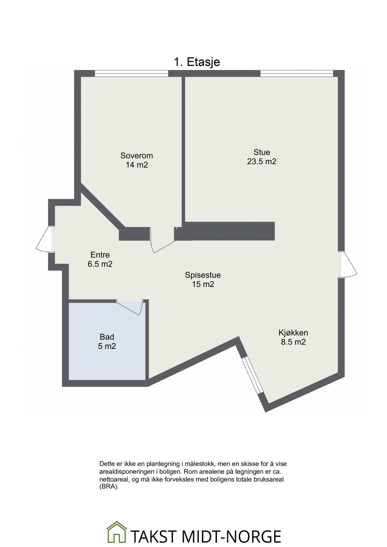 Planskisse. Galleribilde