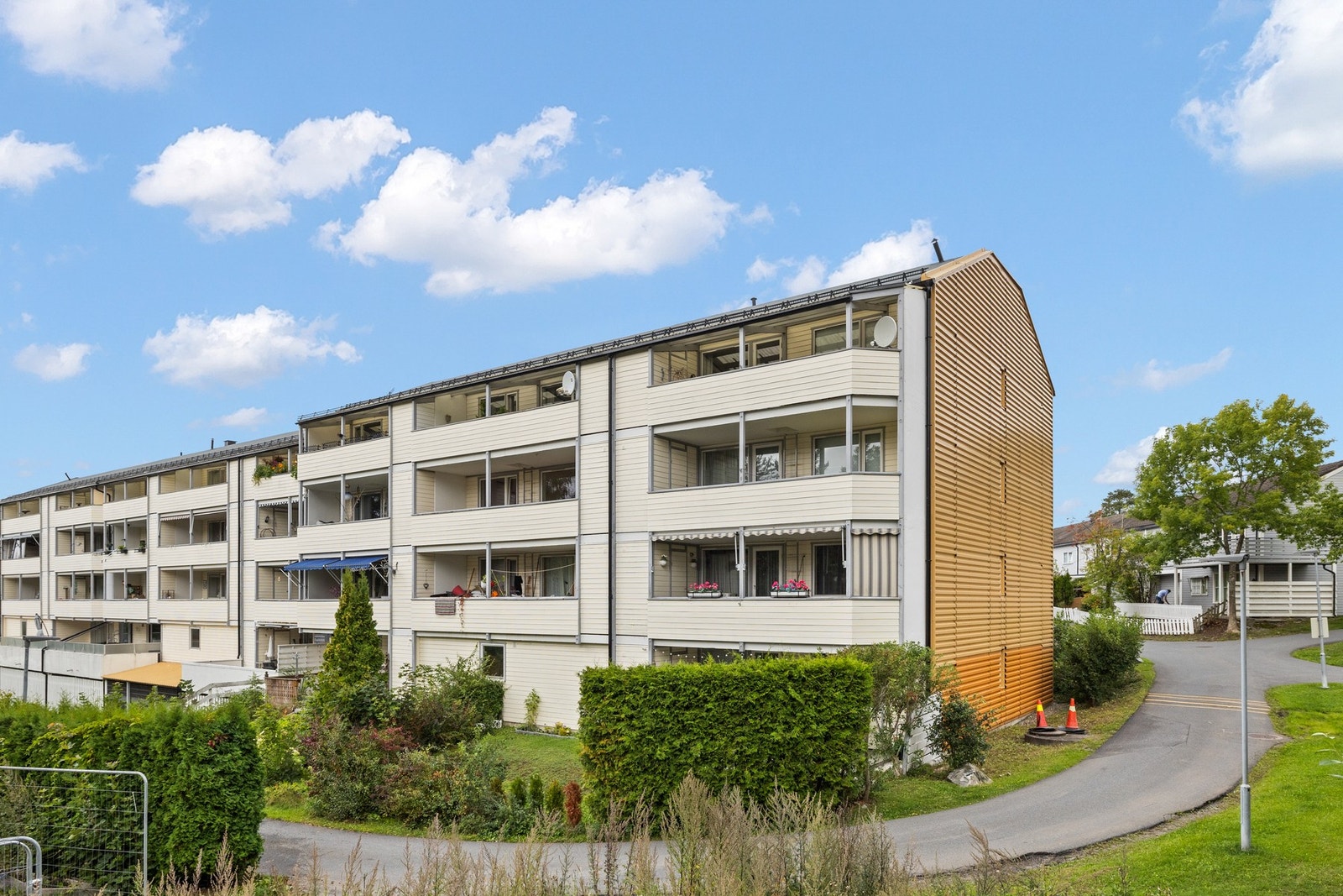 Borettslaget skal gjennomføre fasaderehabilitering. Galleribilde