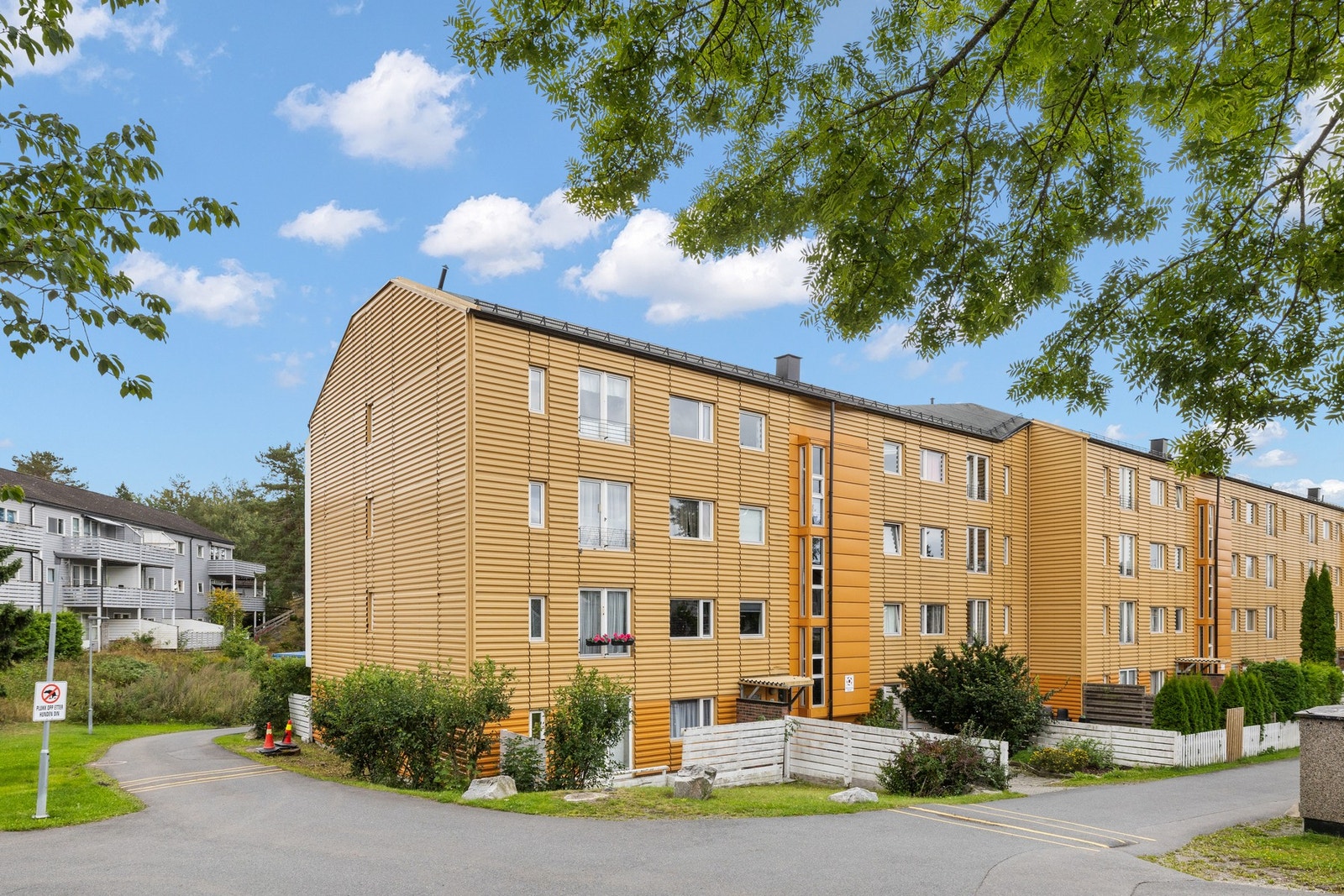 Grensen Borettslag består av 199 boliger. Galleribilde