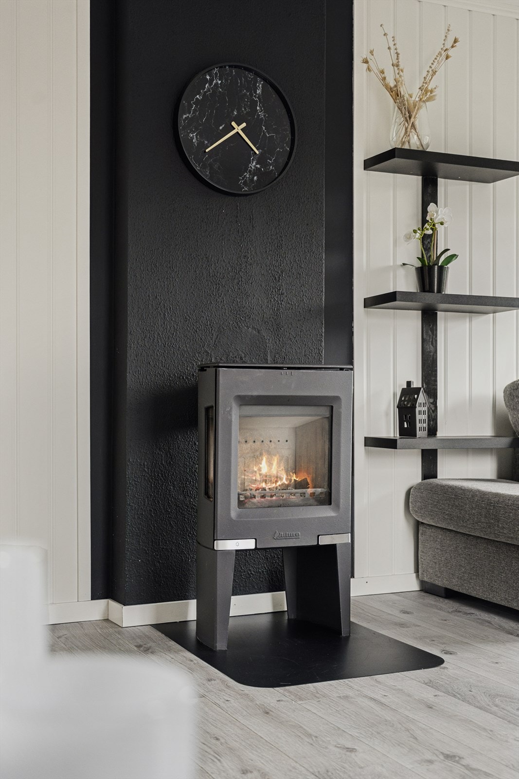 Peisovnen bidrar til å varme opp både rom og stemning. Galleribilde