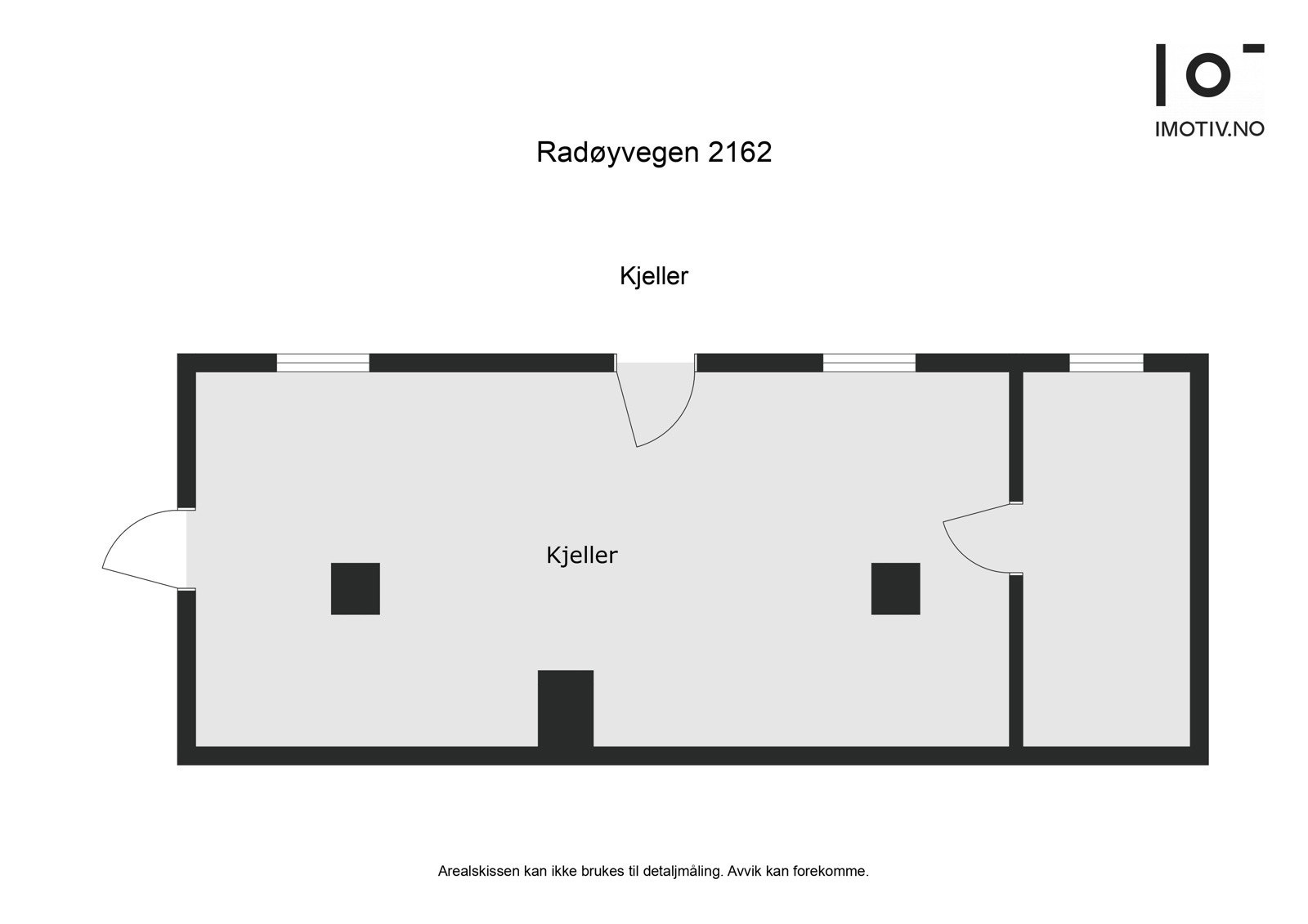 Plantegning kjeller | Areal: Galleribilde