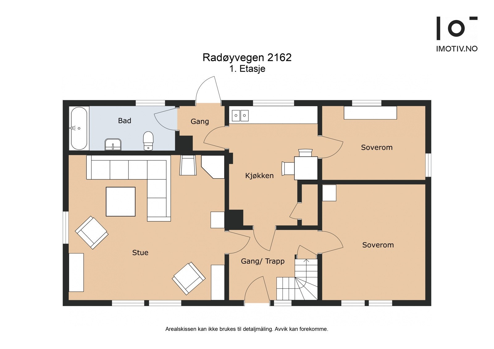 Plantegning 1. etasje | Areal: Galleribilde