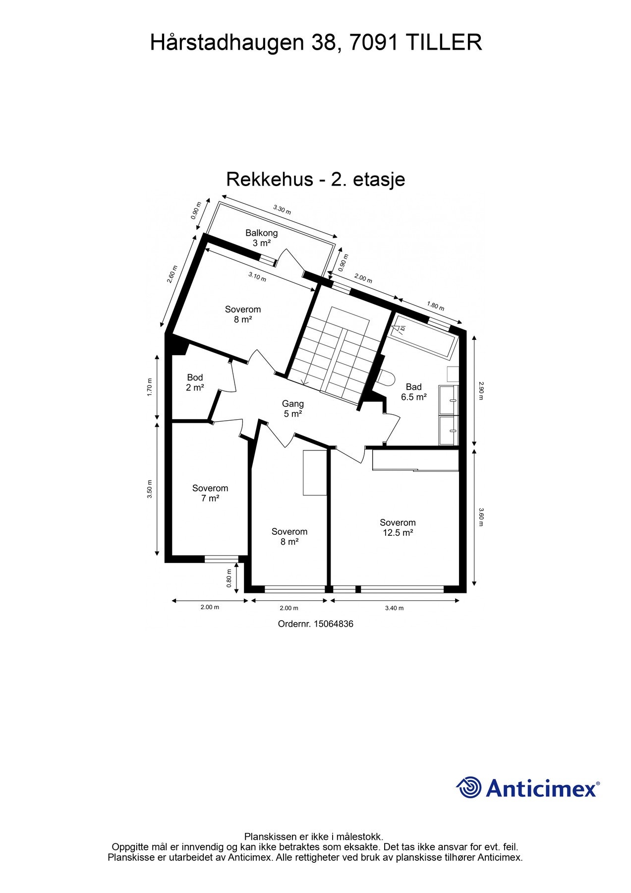 Plantegning - 2. etasje Galleribilde