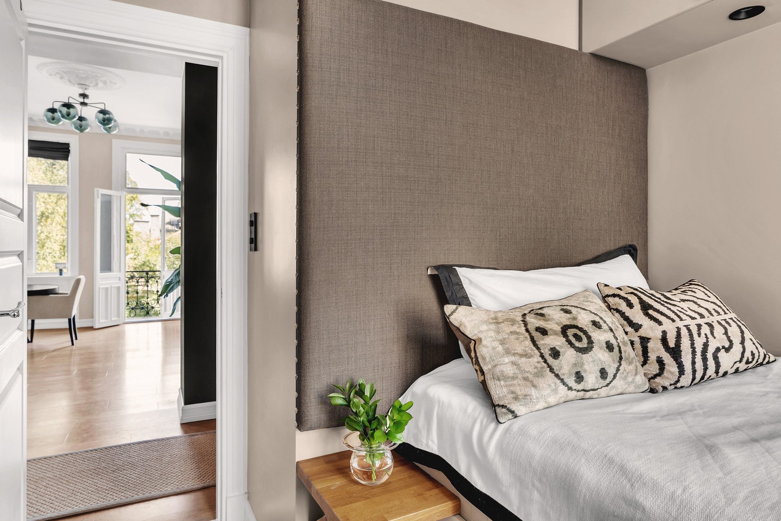 Det andre soverommet har også en stille beliggenhet mot bakgården. Galleribilde