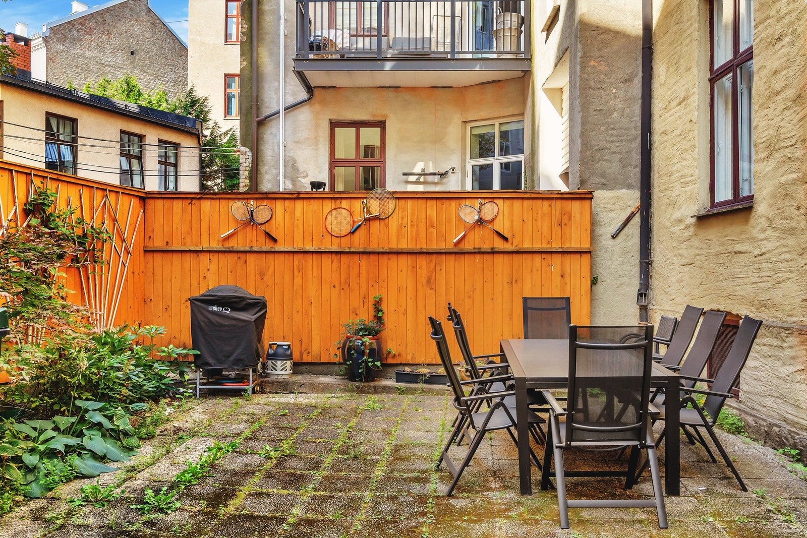 Borettslaget har en flott felles bygård. Galleribilde