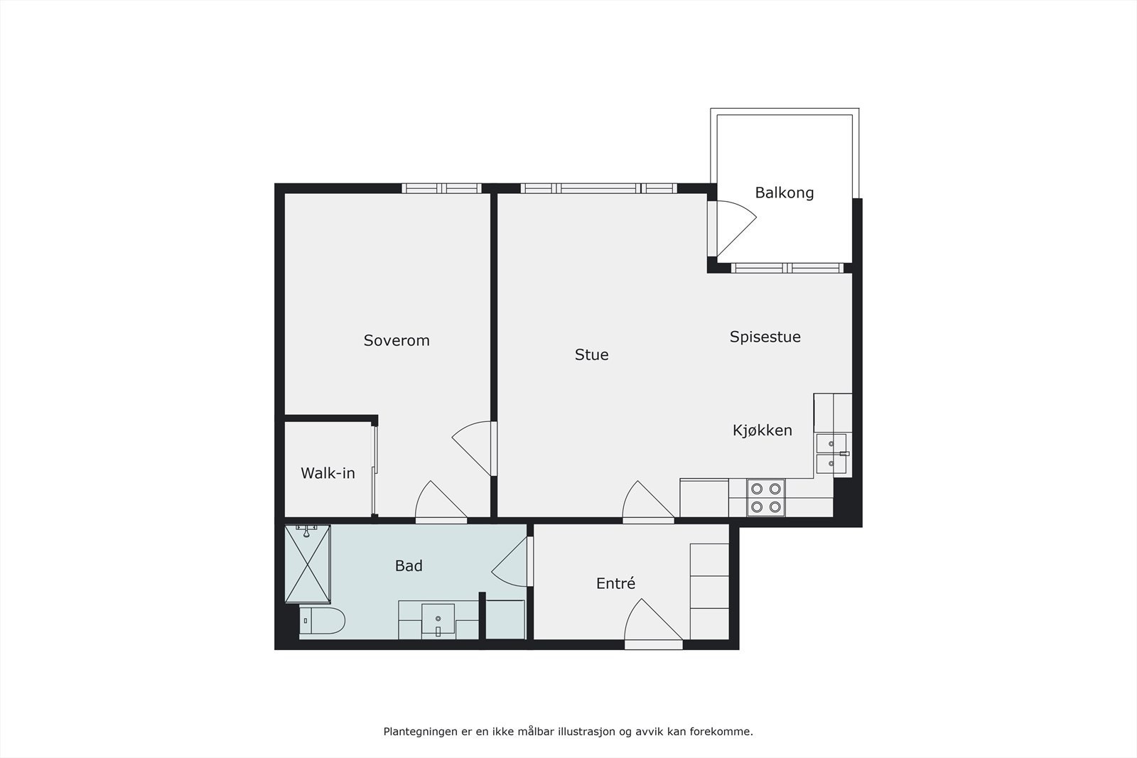 Plantegning Galleribilde