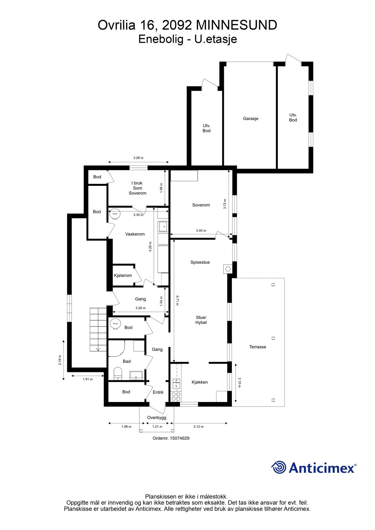 Plantegning. Galleribilde