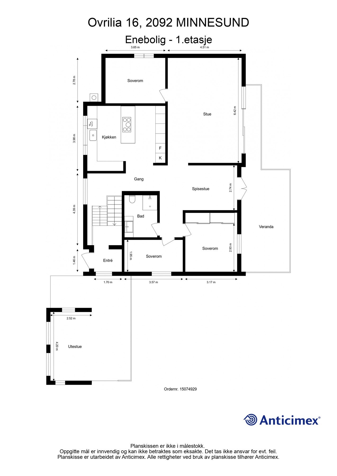 Plantegning. Galleribilde