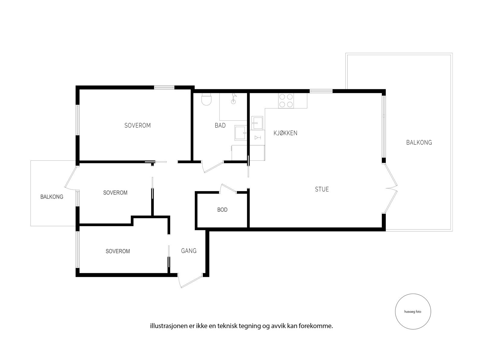 Plantegning. Galleribilde