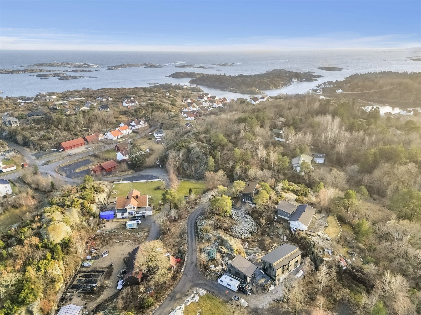 Drone av området Galleribilde