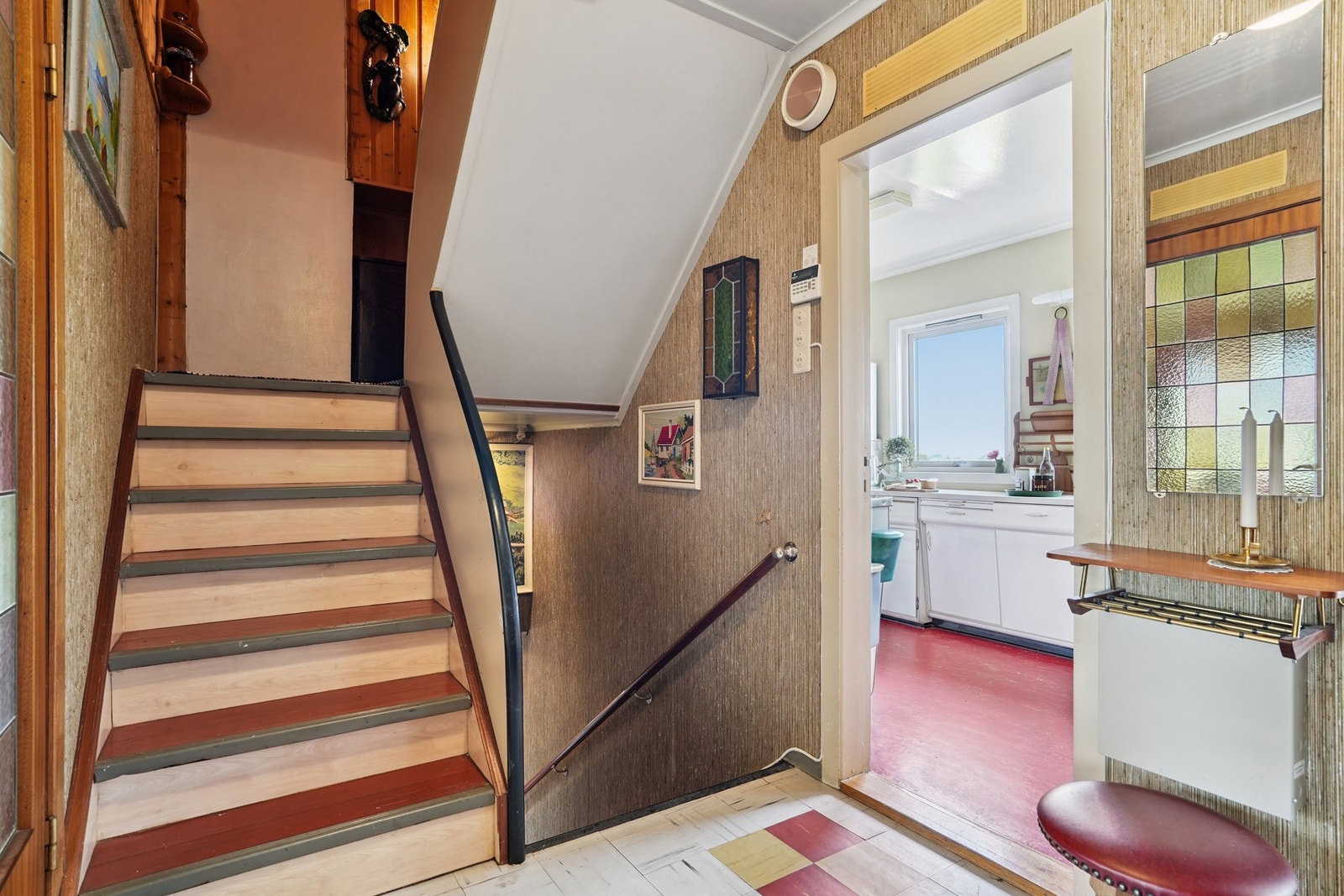 Vi tar turen opp til loftet. Galleribilde