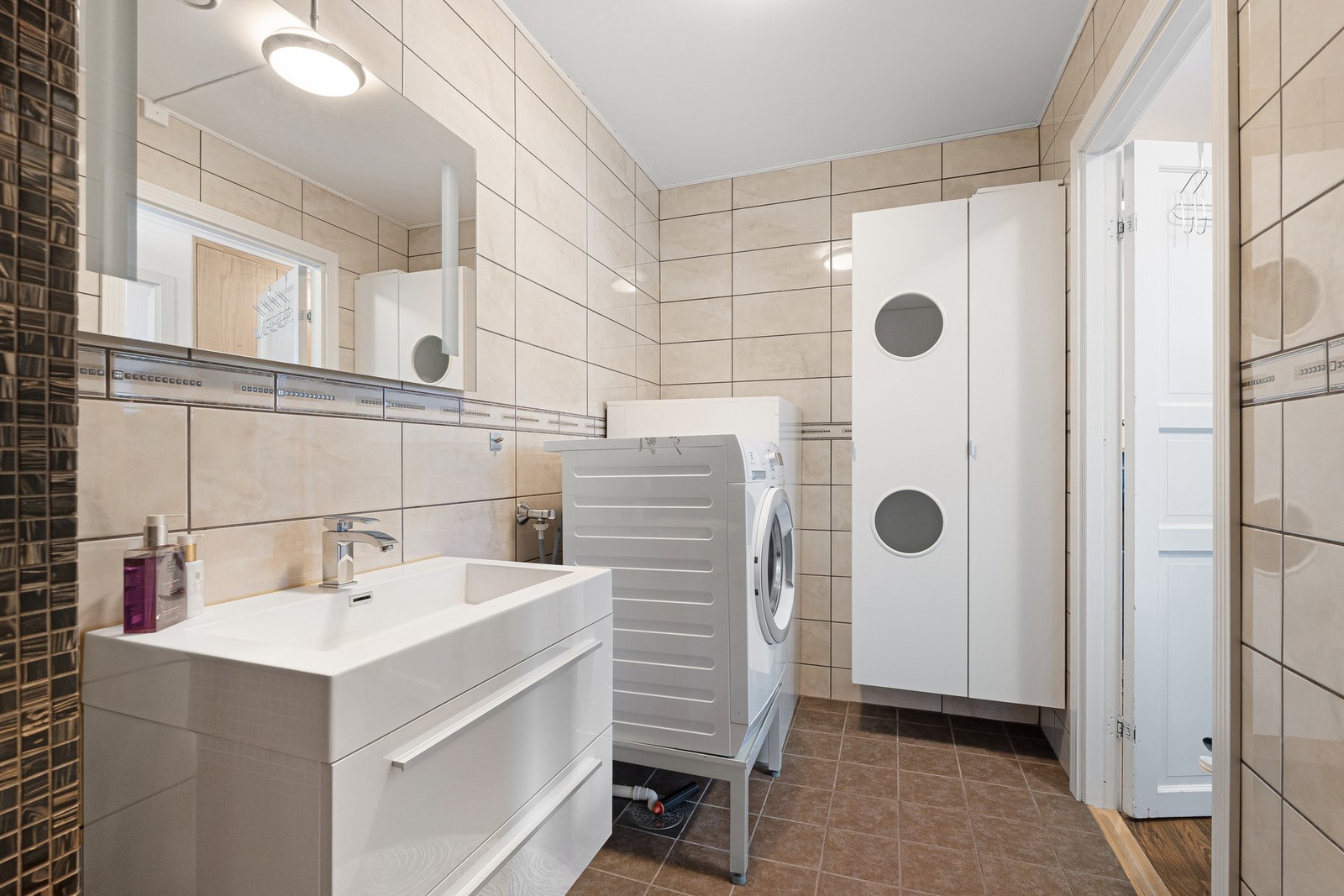 Stort og fint bad på 7,5 kvm. Galleribilde